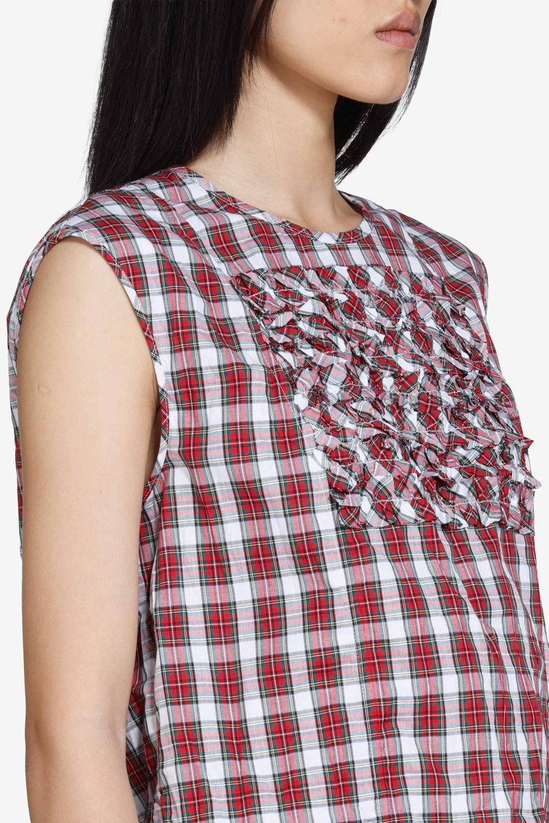SLEEVELESS CHECKED TOP 5