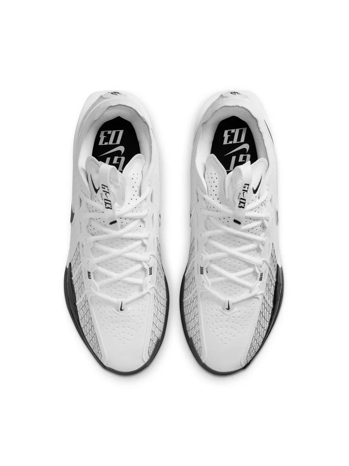 G.T. Cut 3 "White/Black" Men's Basketball Shoe - 4