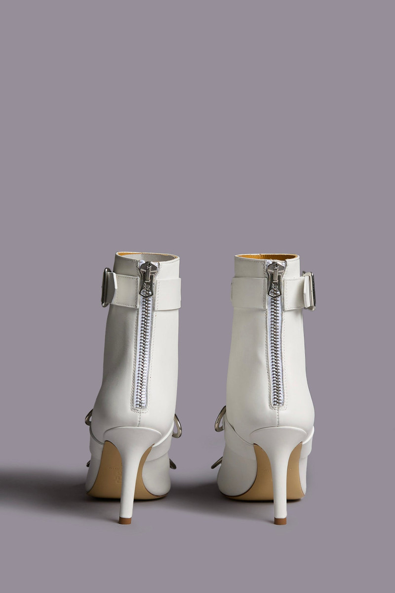 STRAPPED SKINNY ANKLE HEELED BOOT 4