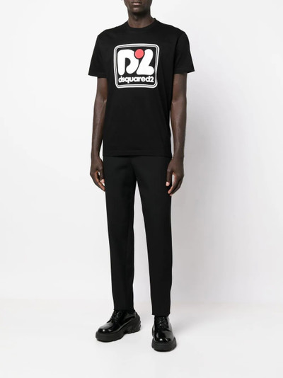 DSQUARED2 logo-print short-sleeved T-shirt outlook