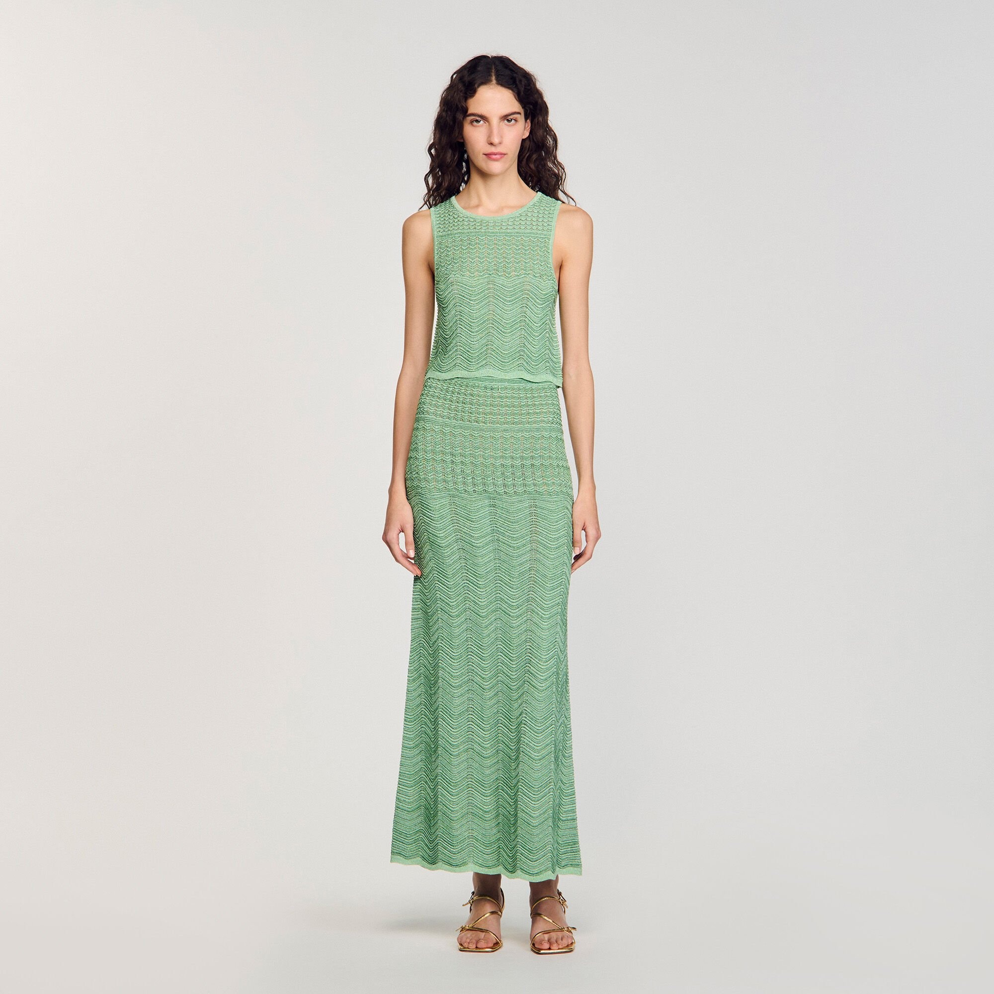 MAXI KNIT SKIRT - 2