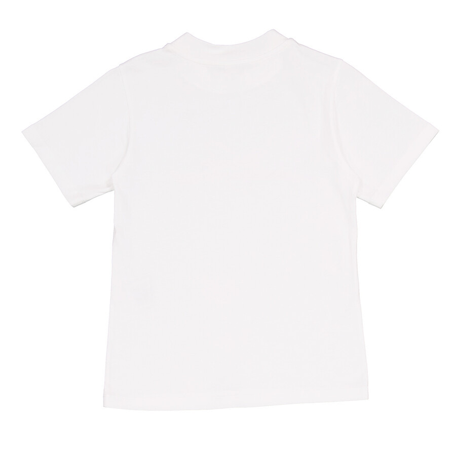 Stella Mccartney Ladies White Logo Printed T-Shirt - 6