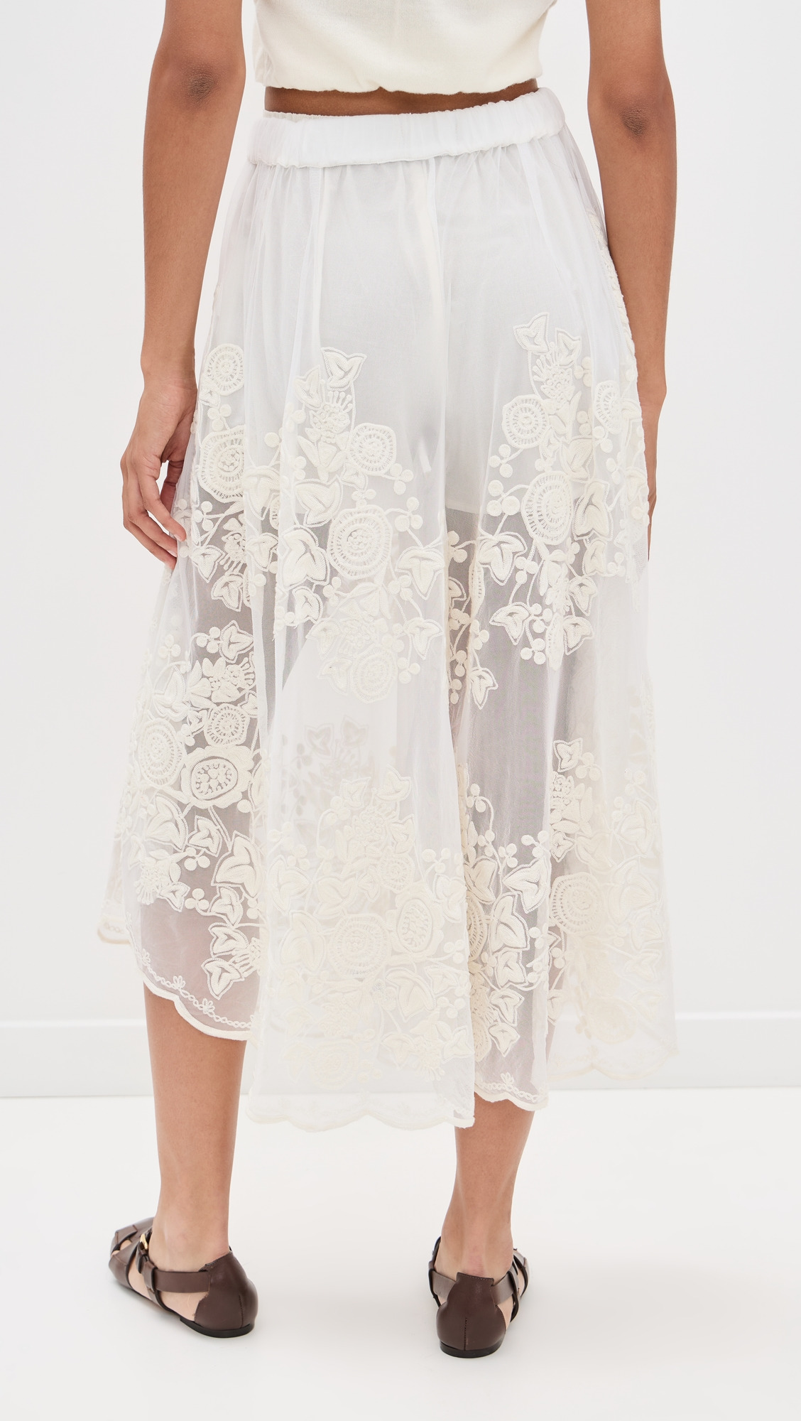 Arielle Lace Flared Pants - 3