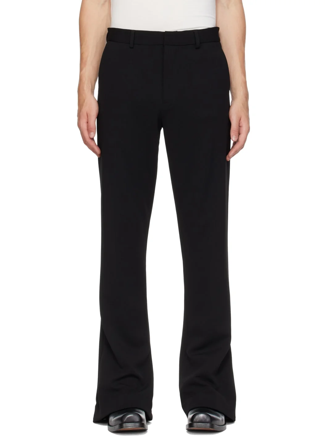 Black Puddle Trousers - 1