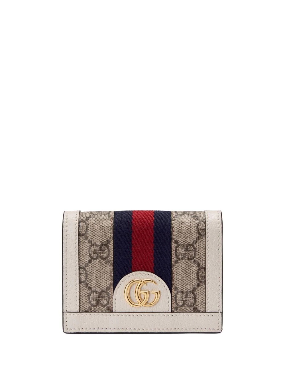 GG-canvas logo-plaque wallet - 1