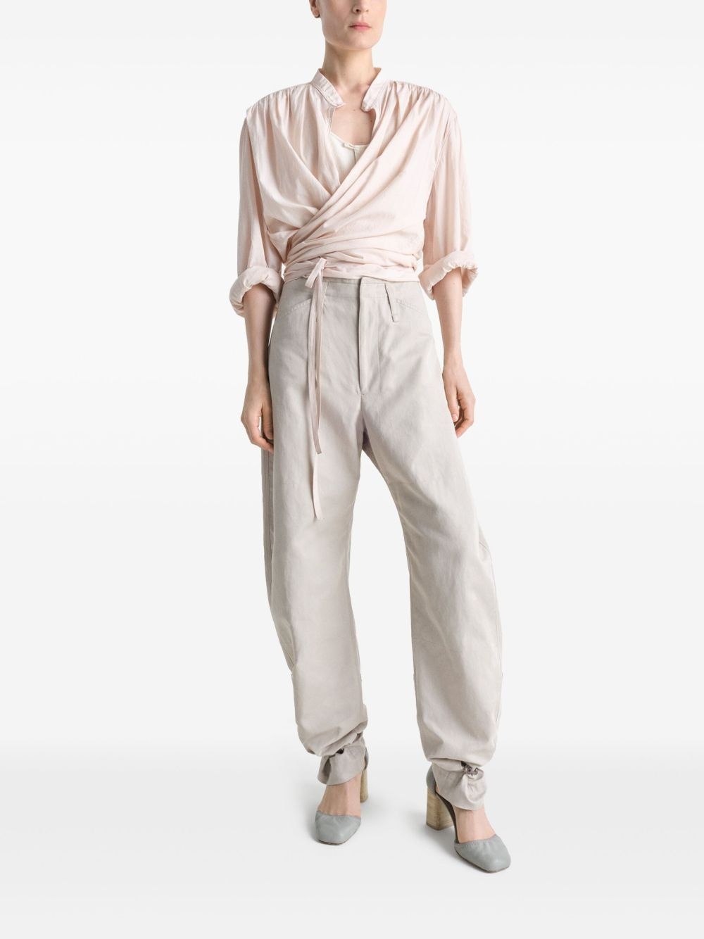 fluid tapered trousers - 2