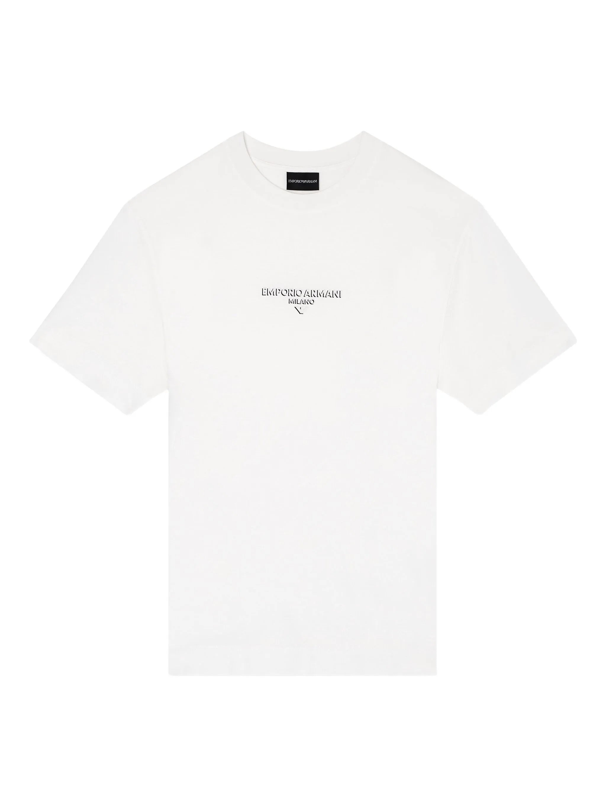 Emporio Armani Logo-embroidered T-shirt - 1