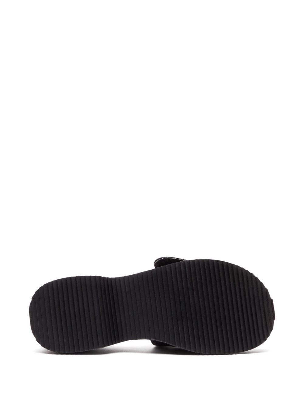 Sa-Oval D Pf W denim sandals - 5