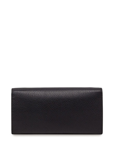 FERRAGAMO Gancini-plaque leather purse outlook