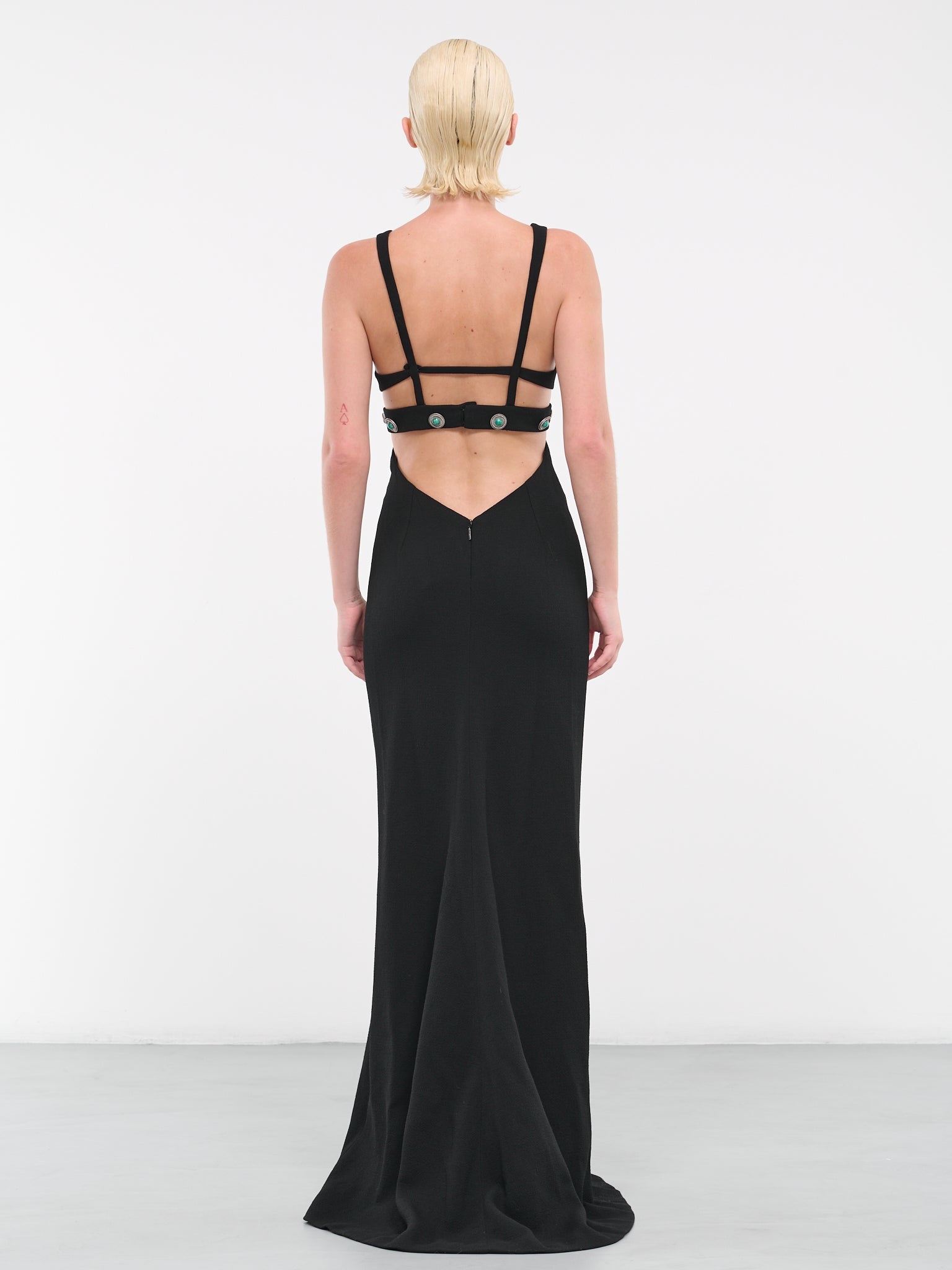 Embellished Cut-Out Maxi Dress - 3