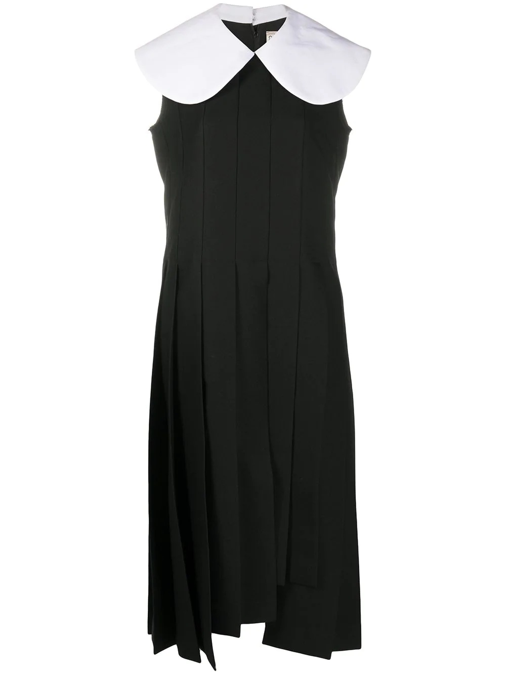 Peter Pan collar sleeveless dress - 1