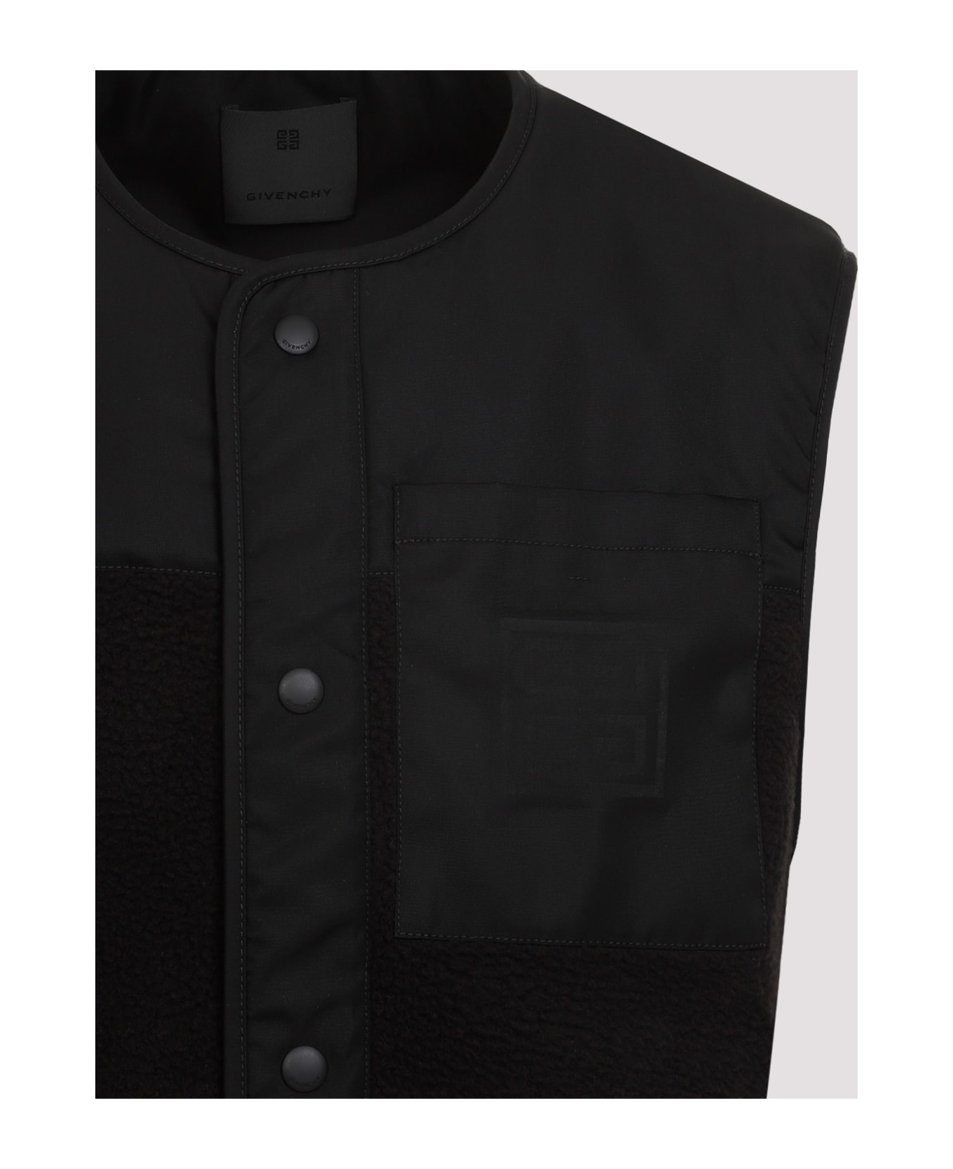 Mix Material Vest 4g Pocket - 5