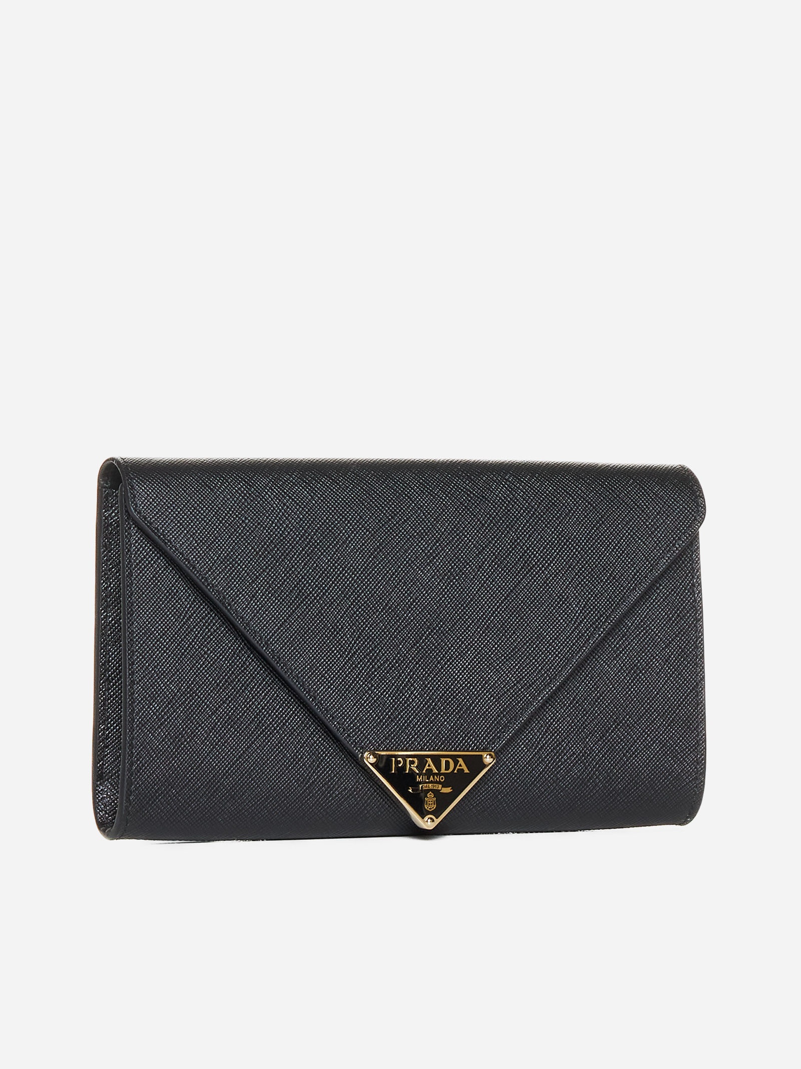 Prada Saffiano Leather Envelope Bag