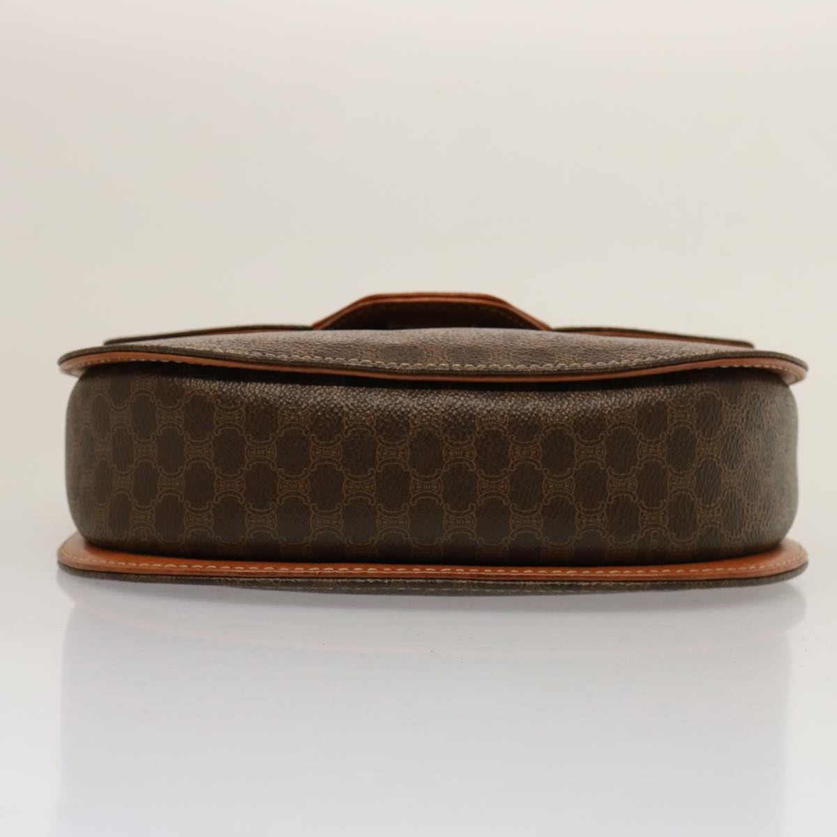 CELINE Macadam Canvas Hand Bag Pvc Brown - 5