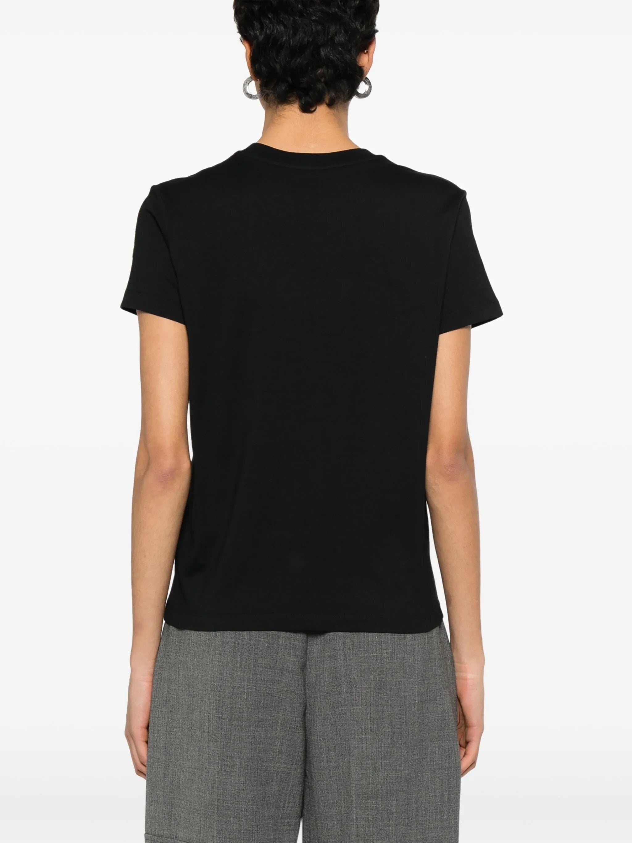Logo-embroidered T-shirt - 4