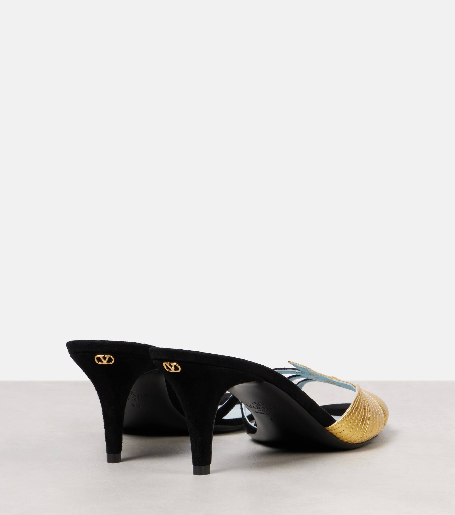 Foliefoliage 65 suede and leather sandals - 2