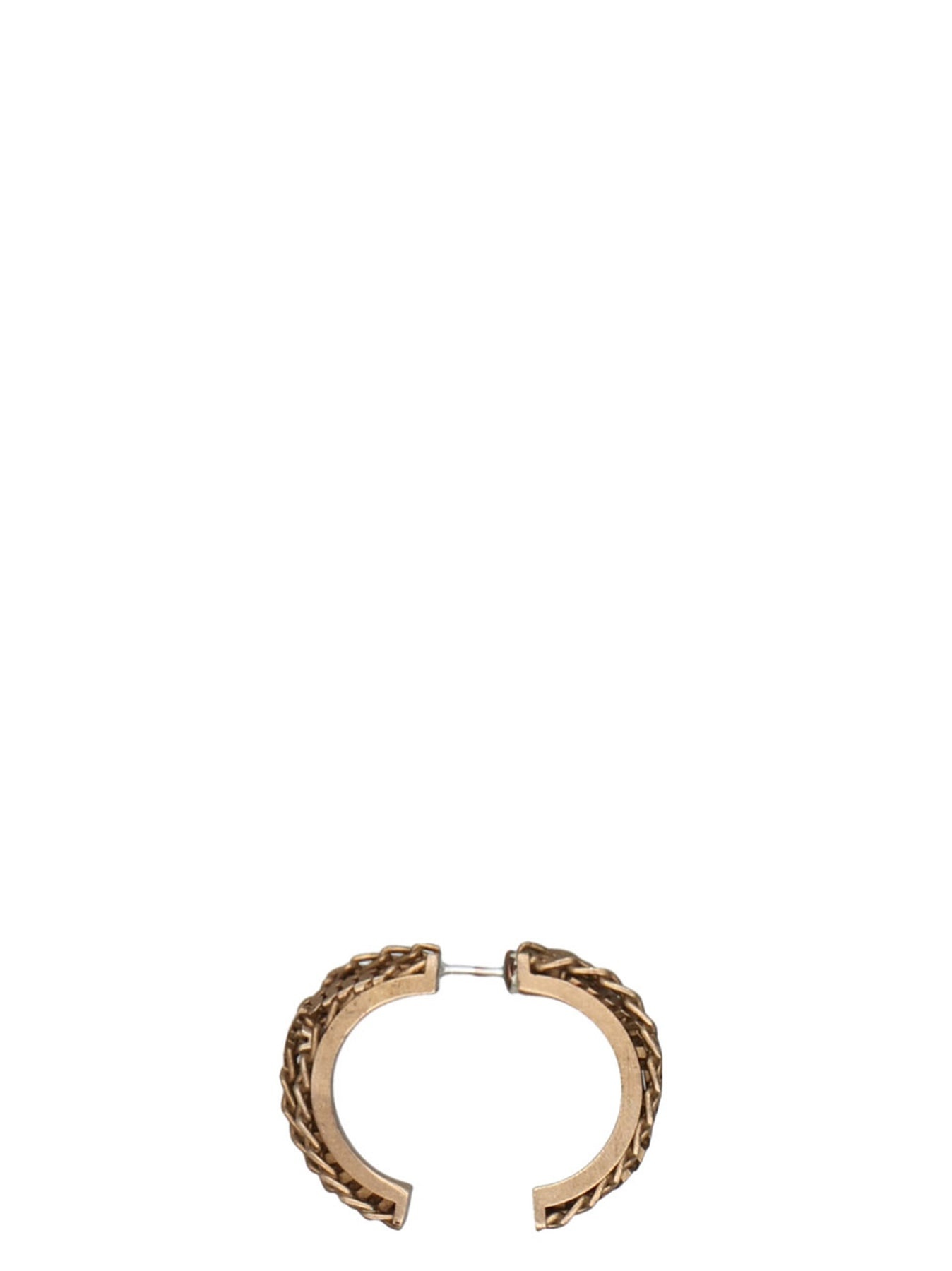 Single Chain Earring Jewelry Gold - 2