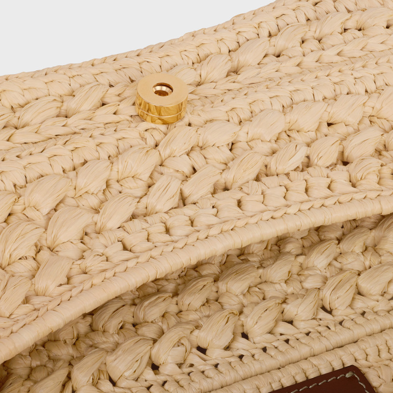 TEEN CELINE LOLA IN RAFFIA EFFECT TEXTILE 4