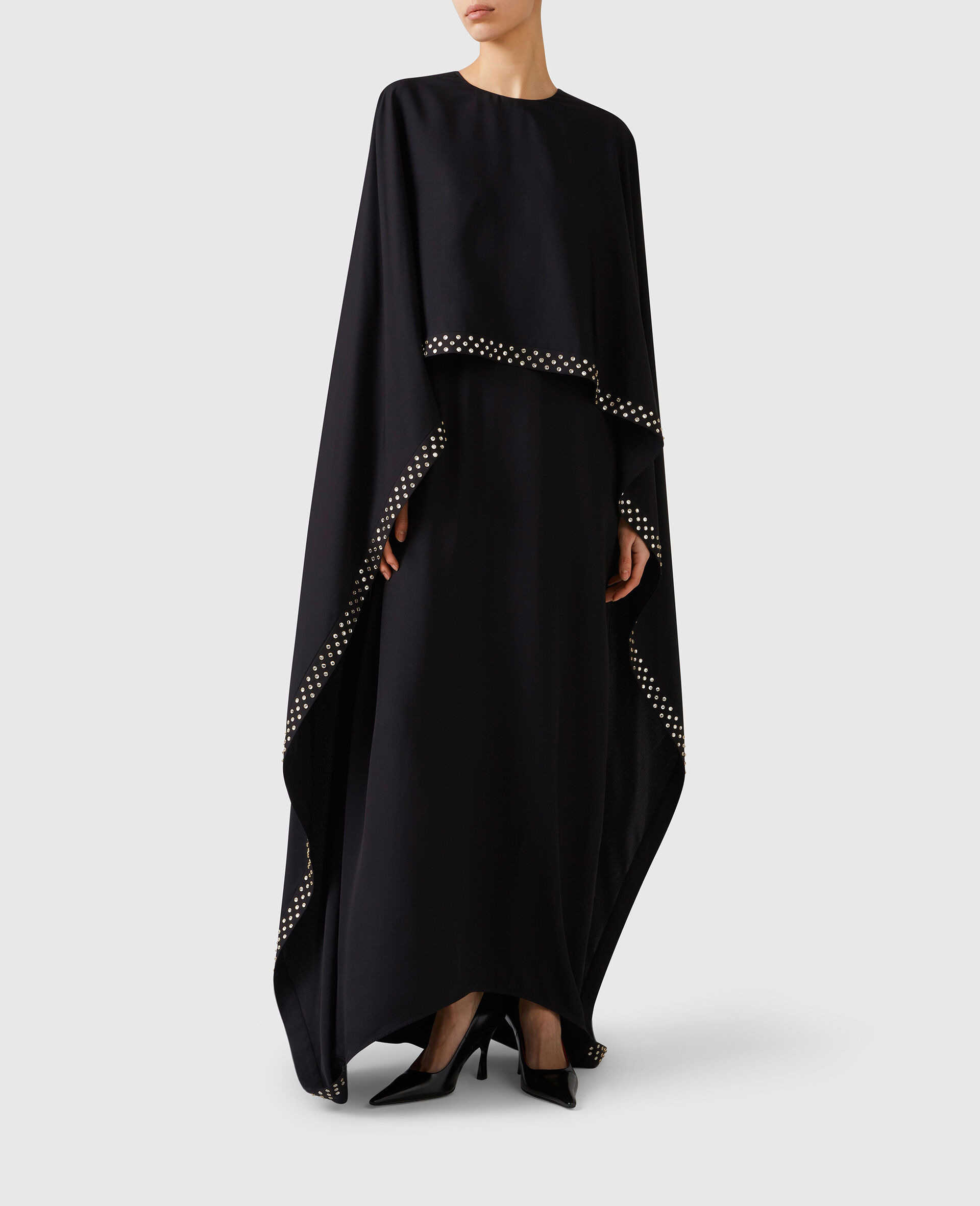 Lead-Free Crystal Cape Gown - 2