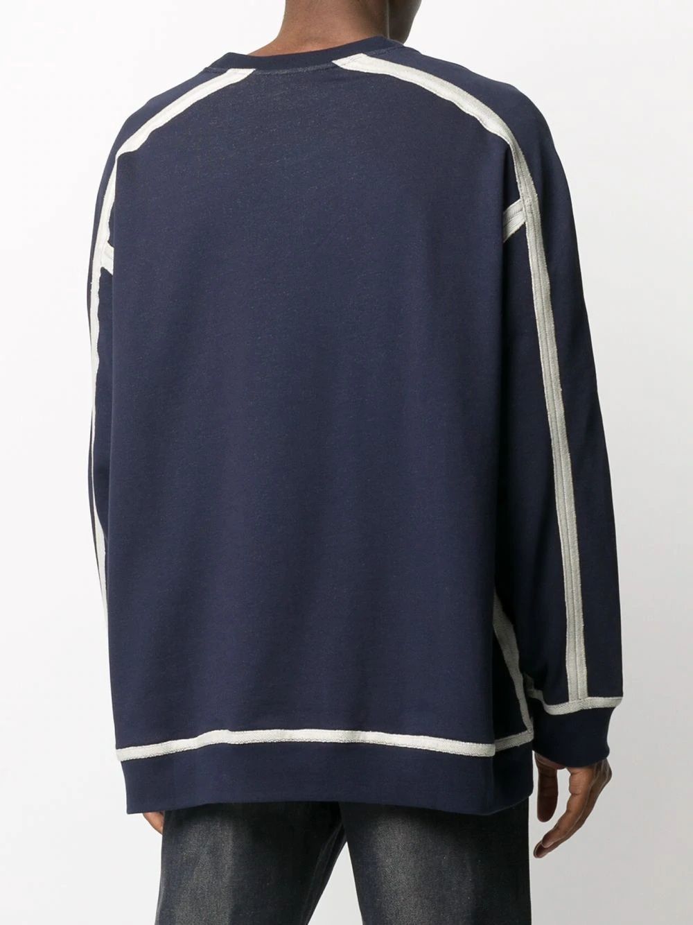 anagram contrasting trim sweatshirt - 4