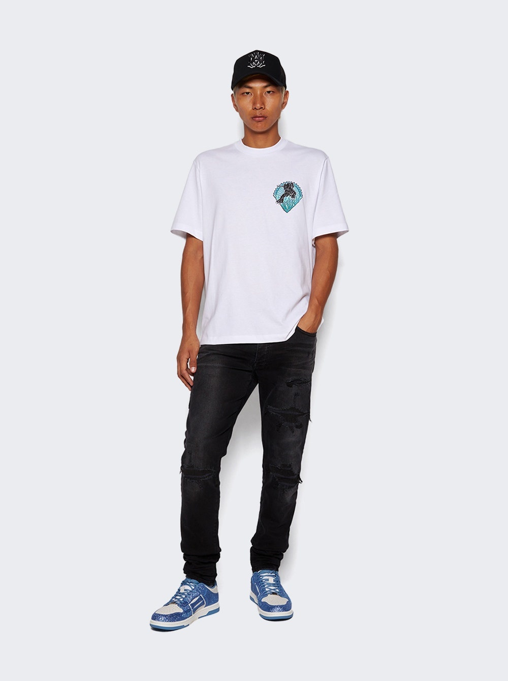 Ma Varsity Repair Jeans Vintage Black - 2