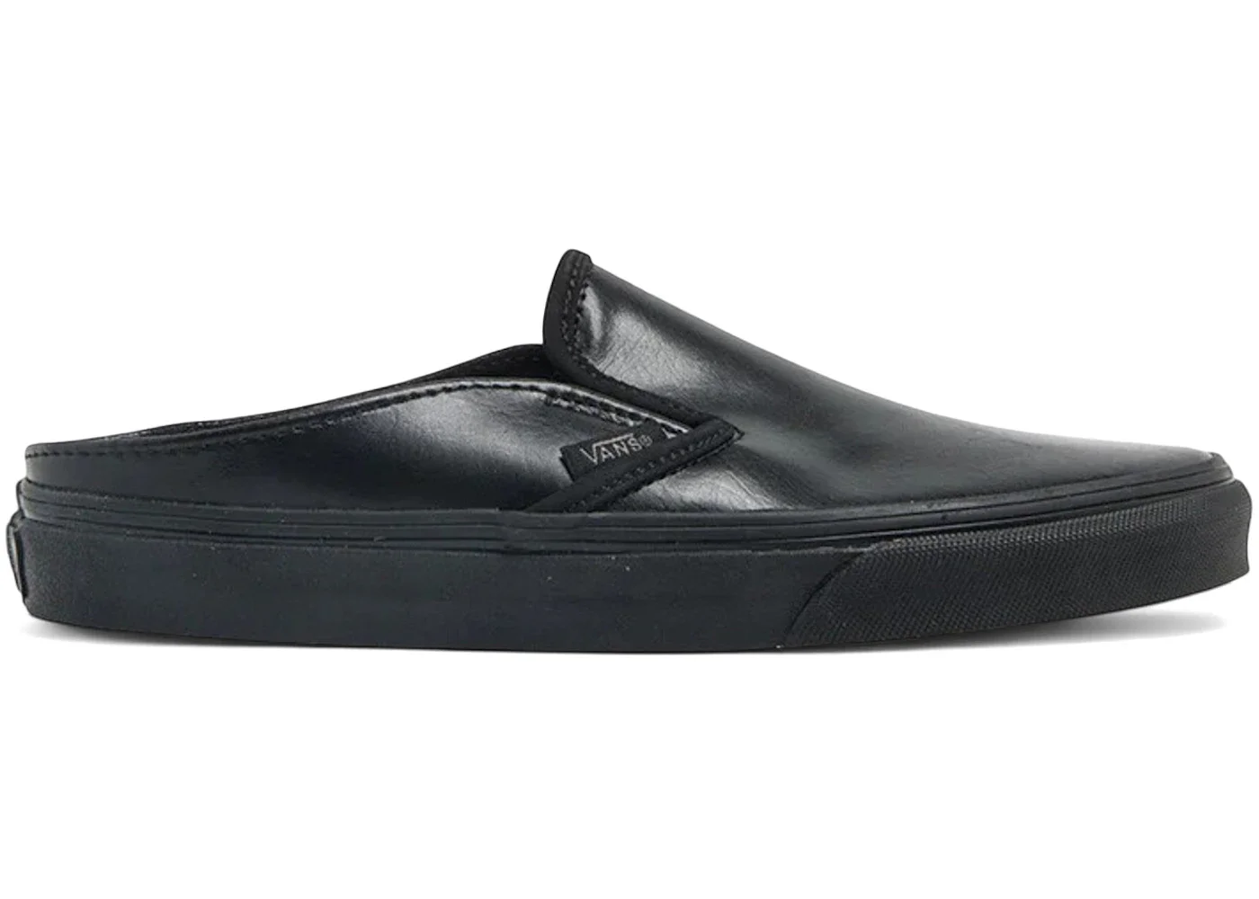 Vans Classic Slip-On Mule Leather Black (Women's) - 1