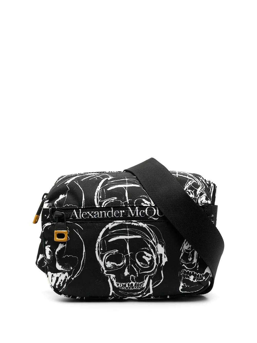 skull-print belt bag - 1