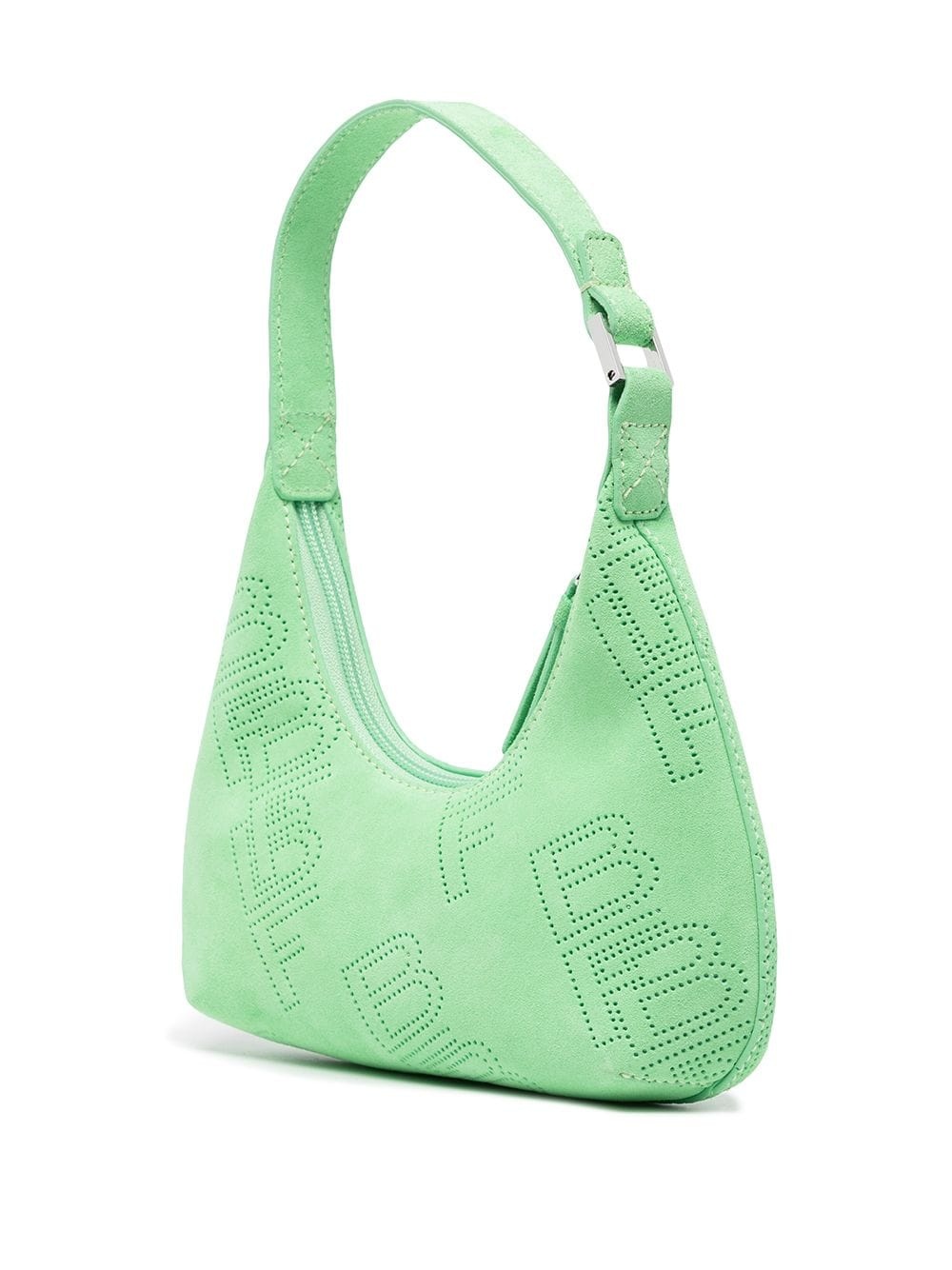 perforated logo shoulder bag - 3