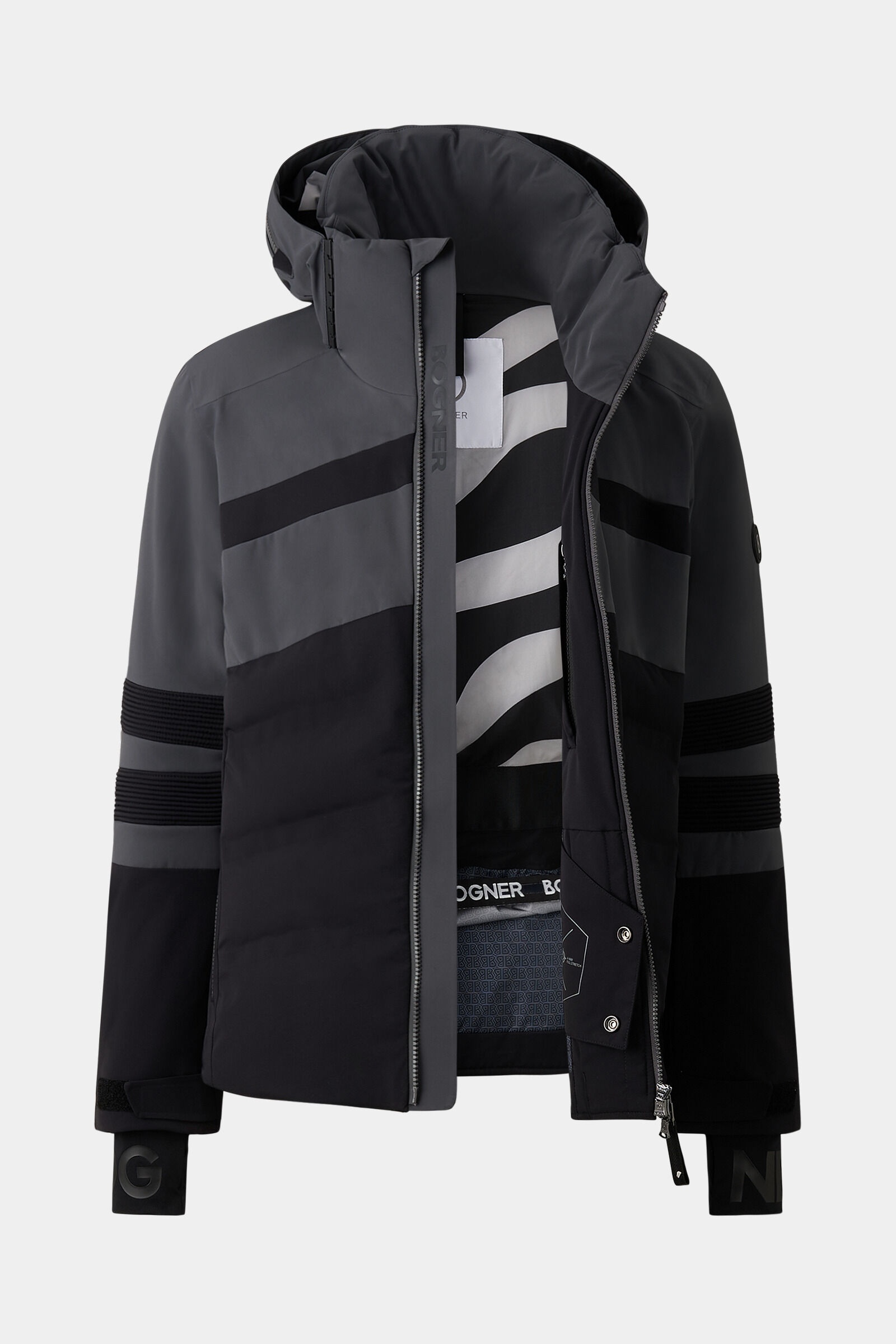 Henri Ski jacket in Black/Gray - 2
