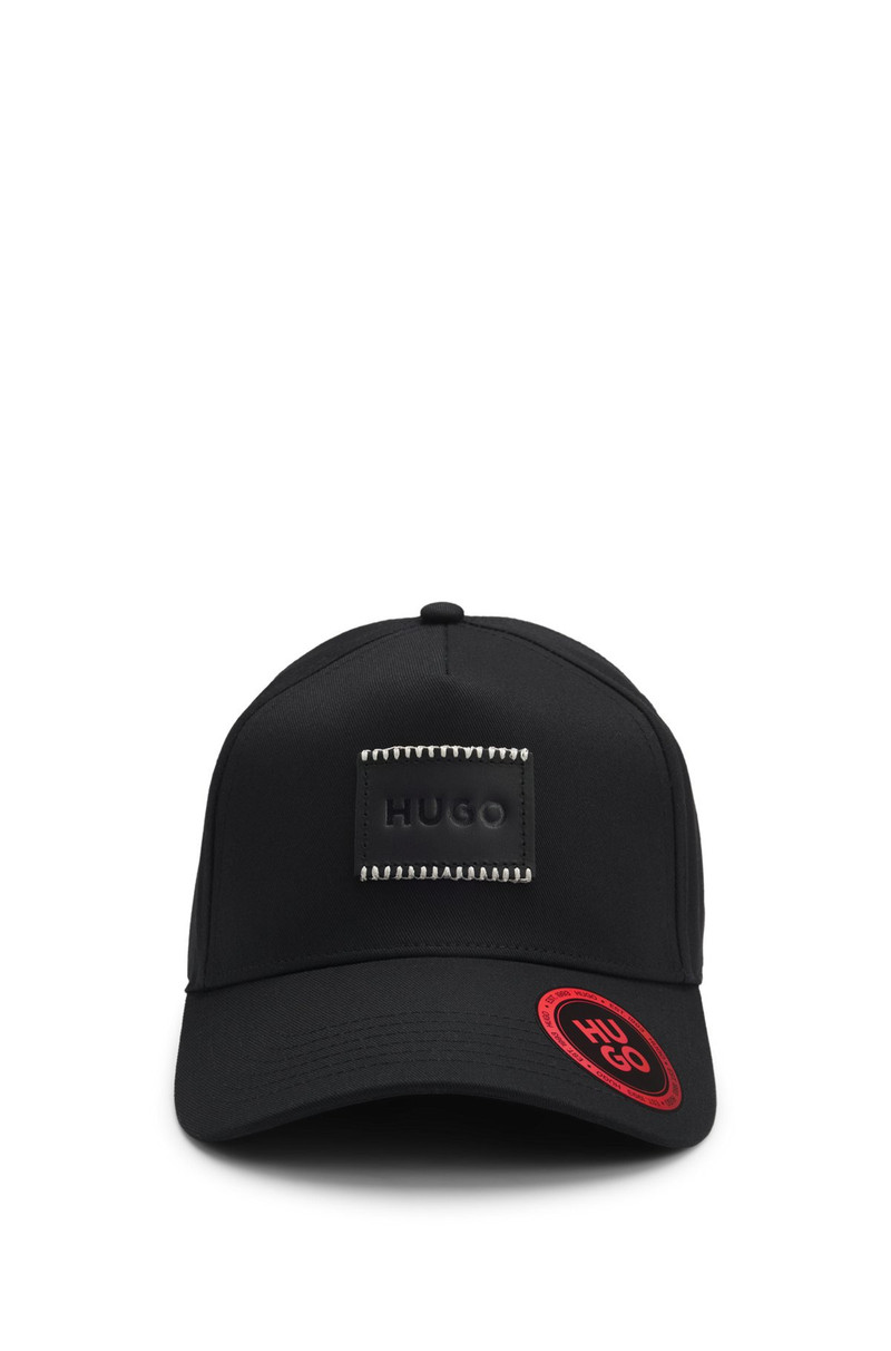 HUGO COTTON-TWILL CAP WITH LOGO PATCH outlook
