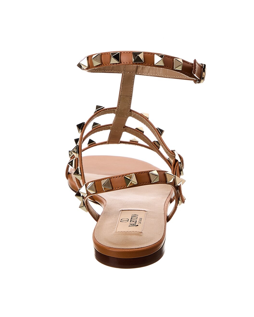 Valentino Rockstud Caged Leather Ankle Strap Sandal - 3