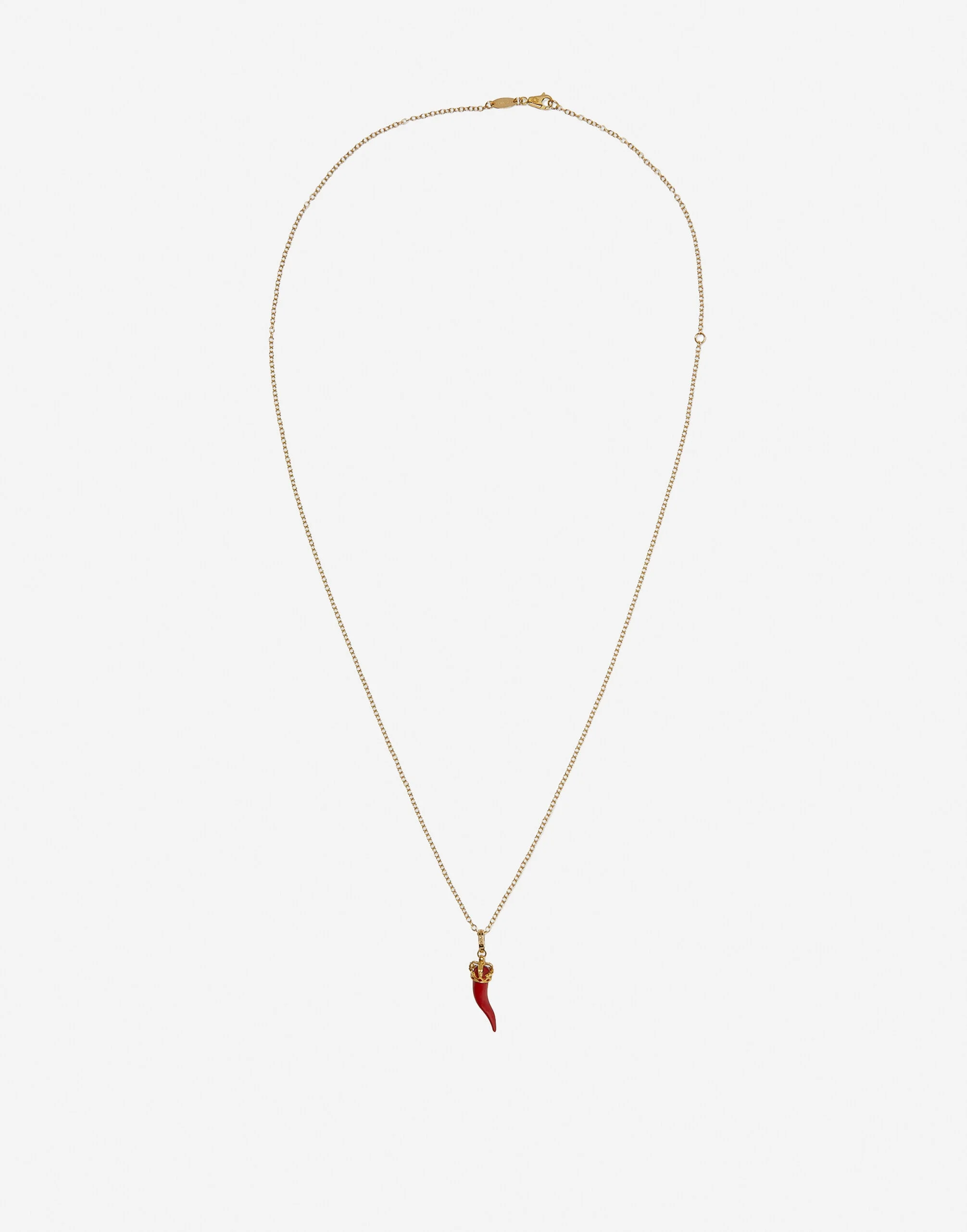 Good luck pendant in enamelled yellow gold - 1