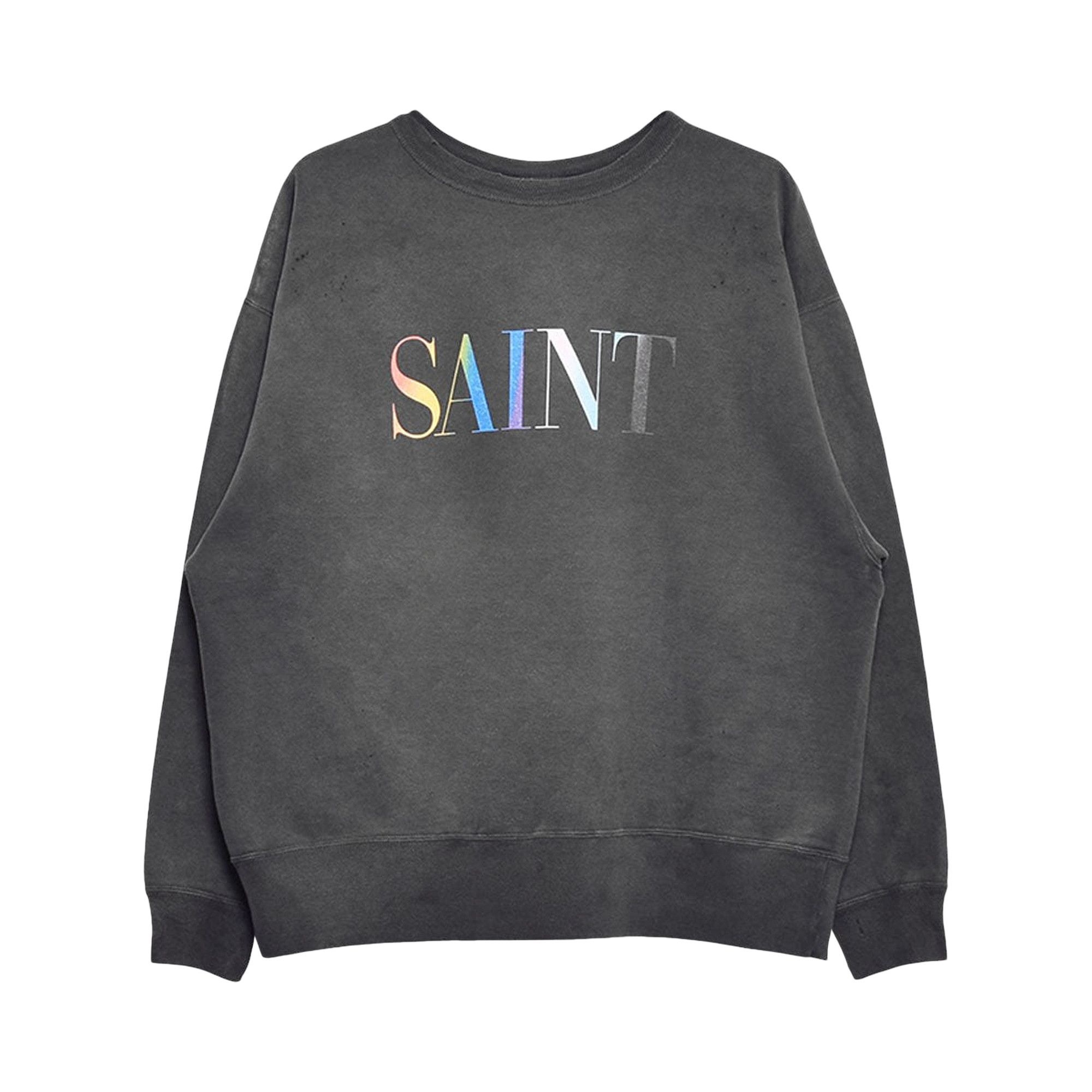 SAINT Mxxxxxx Rainbow Saint Sweatshirt 'Black' - 1