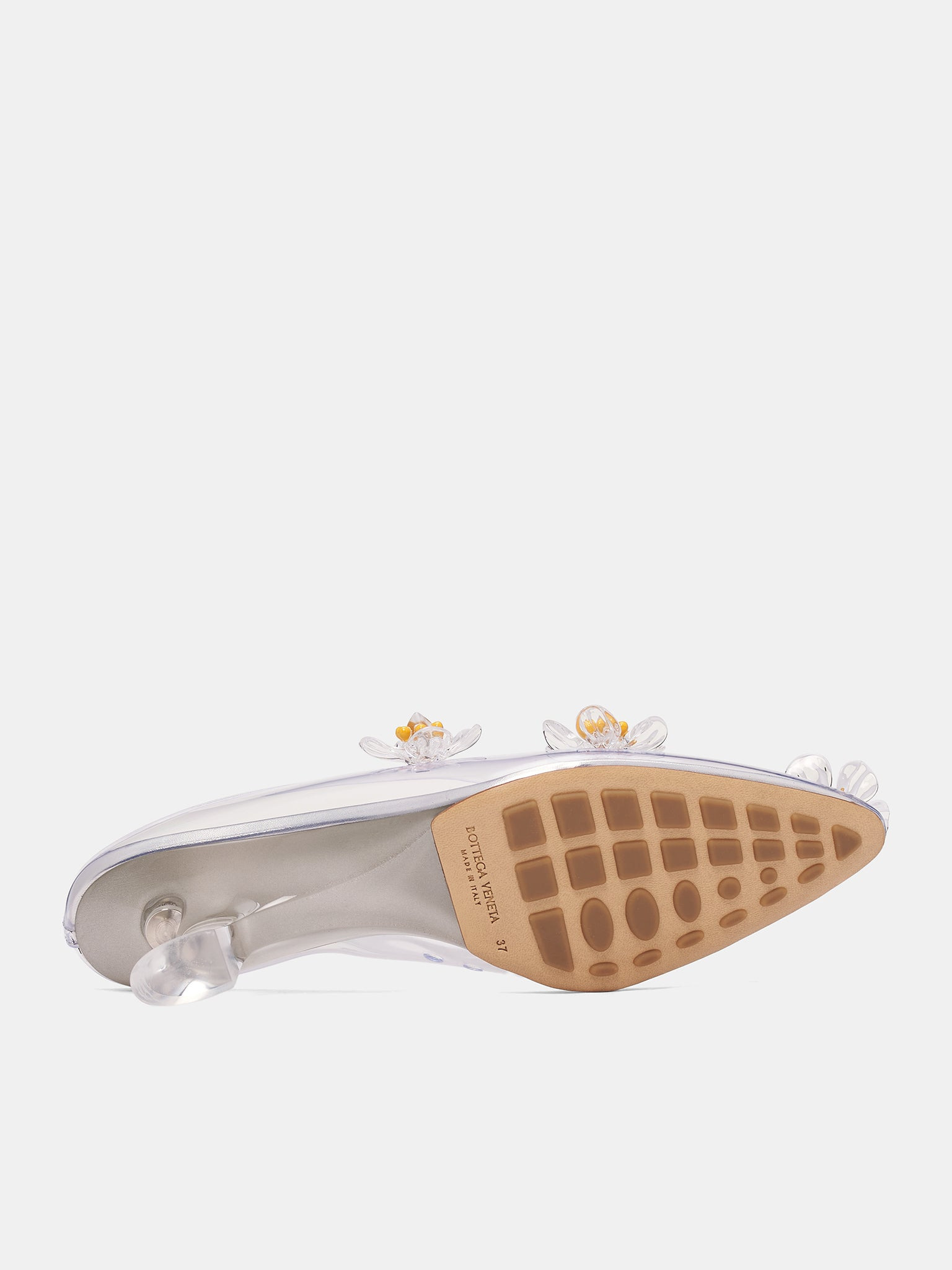 Transparent PVC Helios Heeled Mules - 6