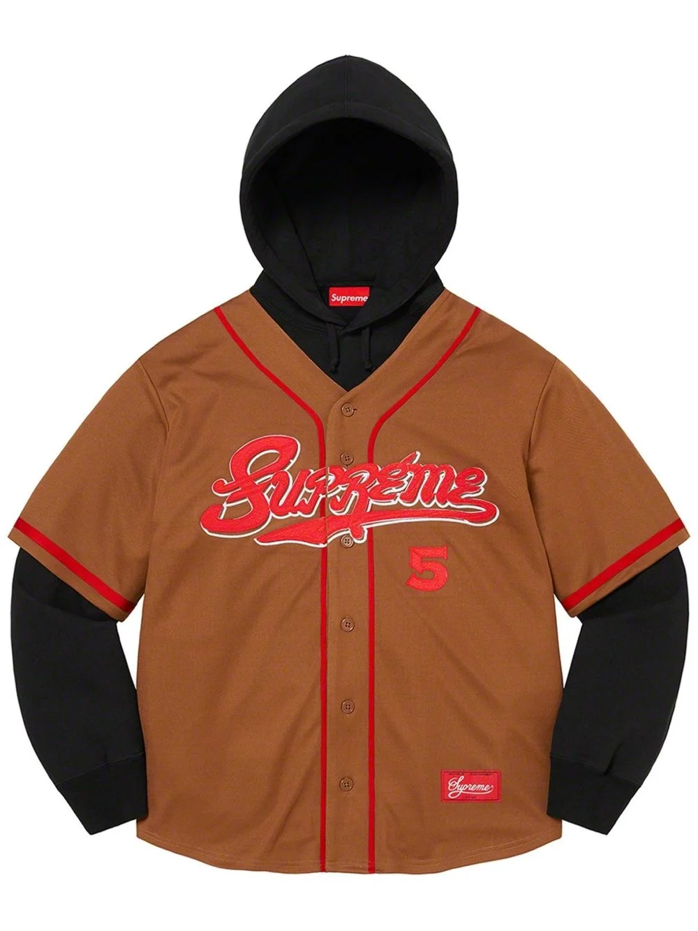 Baseball Jersey hoodie - 1