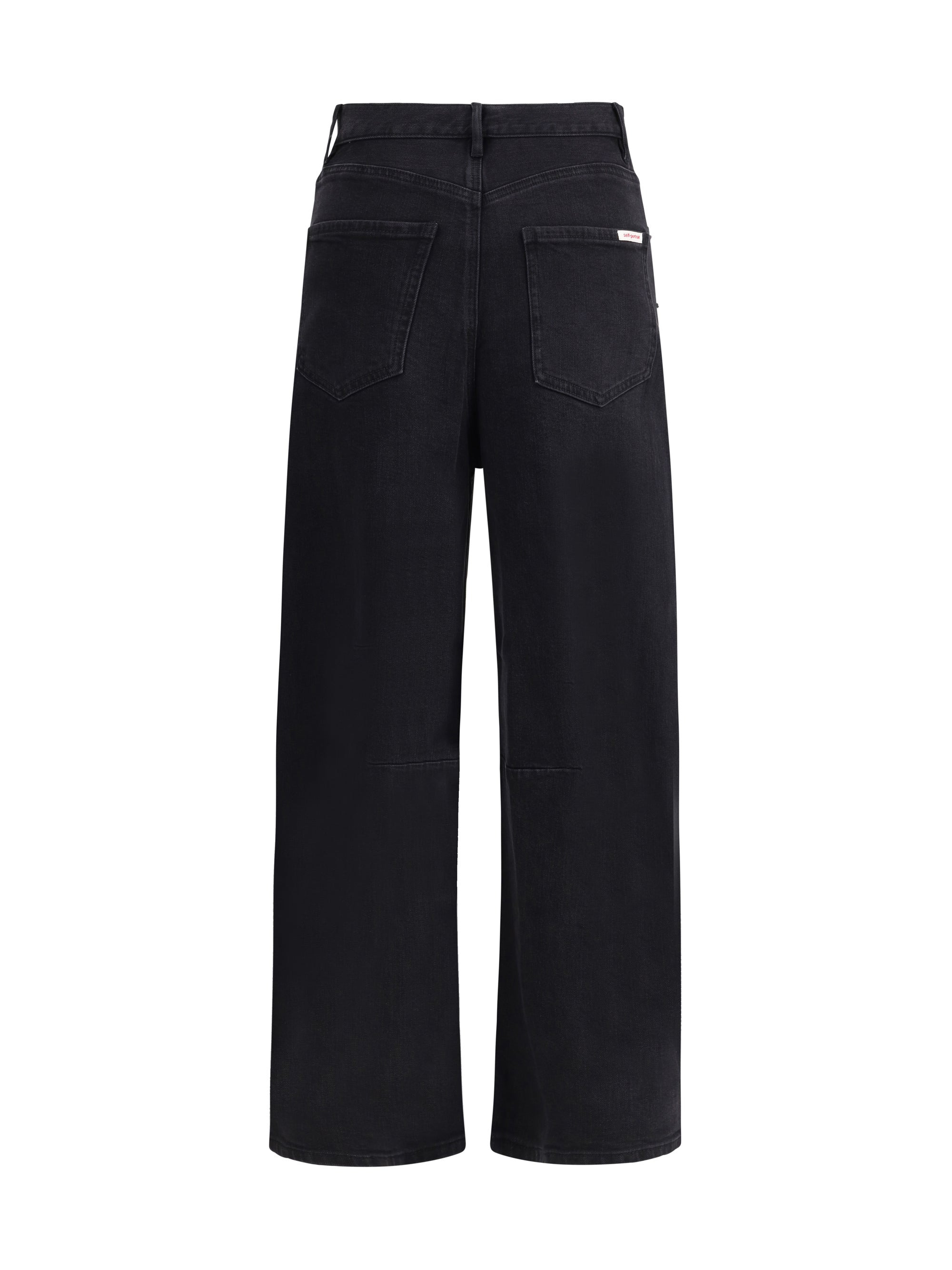 Self-Portrait Women Barrel Leg Jeans - 2