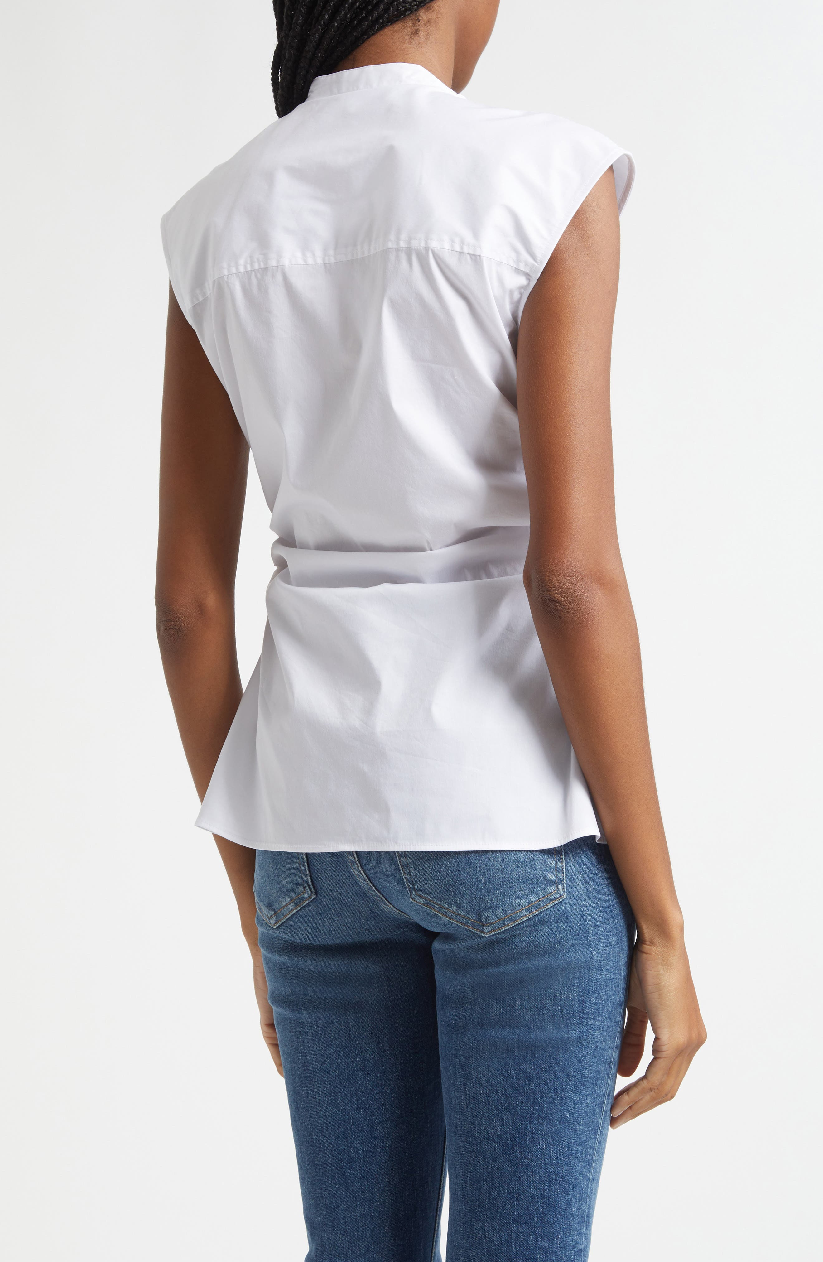 Veronica Beard Joon Shirt in White at Nordstrom - 2