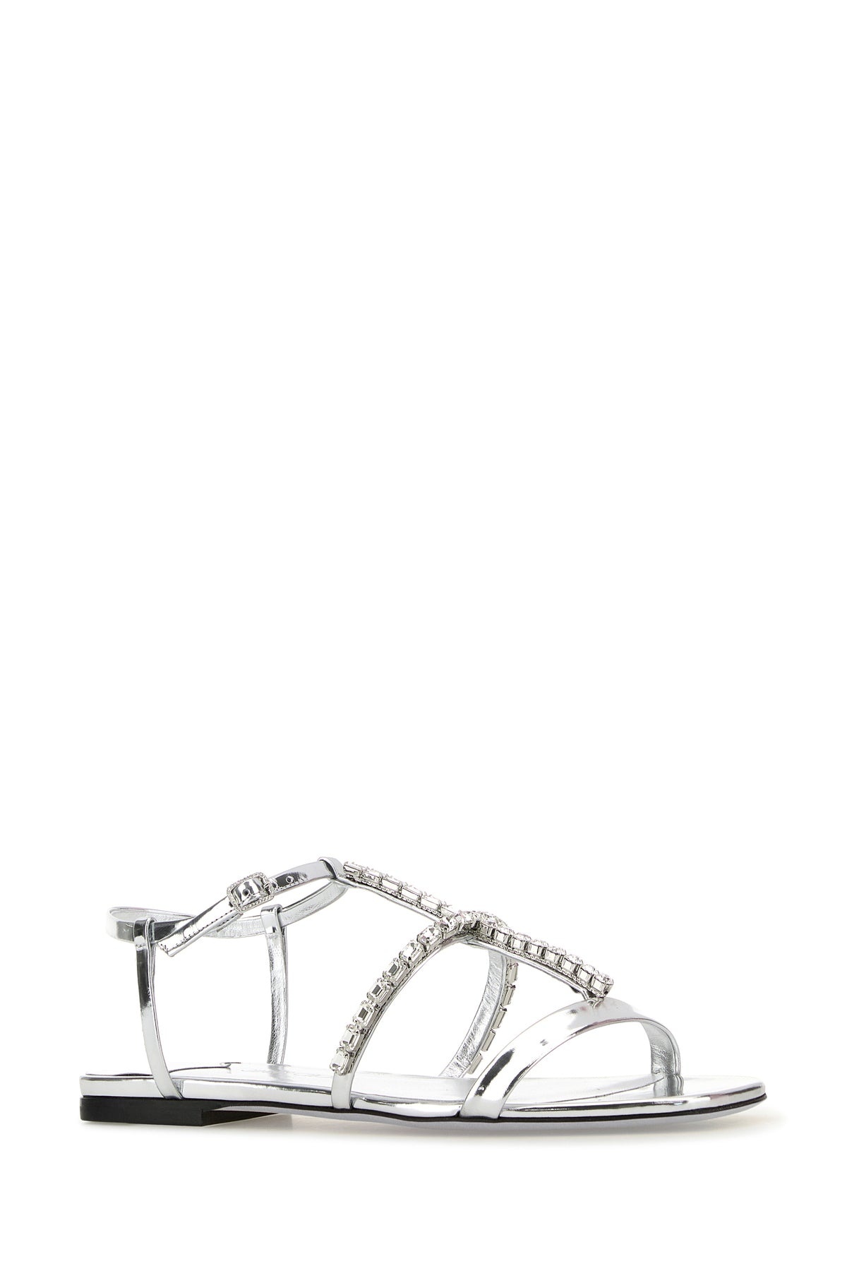 silver leather Gwyn sandals - 2