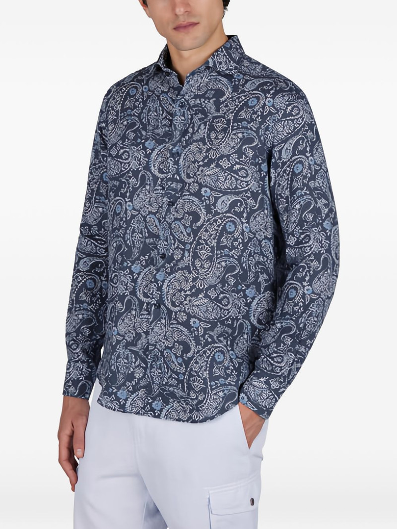Paul & Shark paisley-print shirt outlook