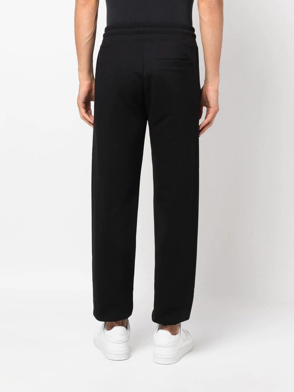 tapered-leg drawstring trousers - 4