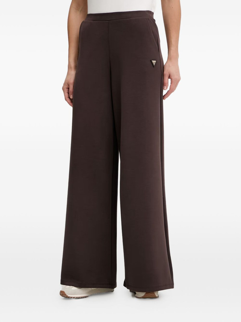 logo-plaque palazzo pants 1