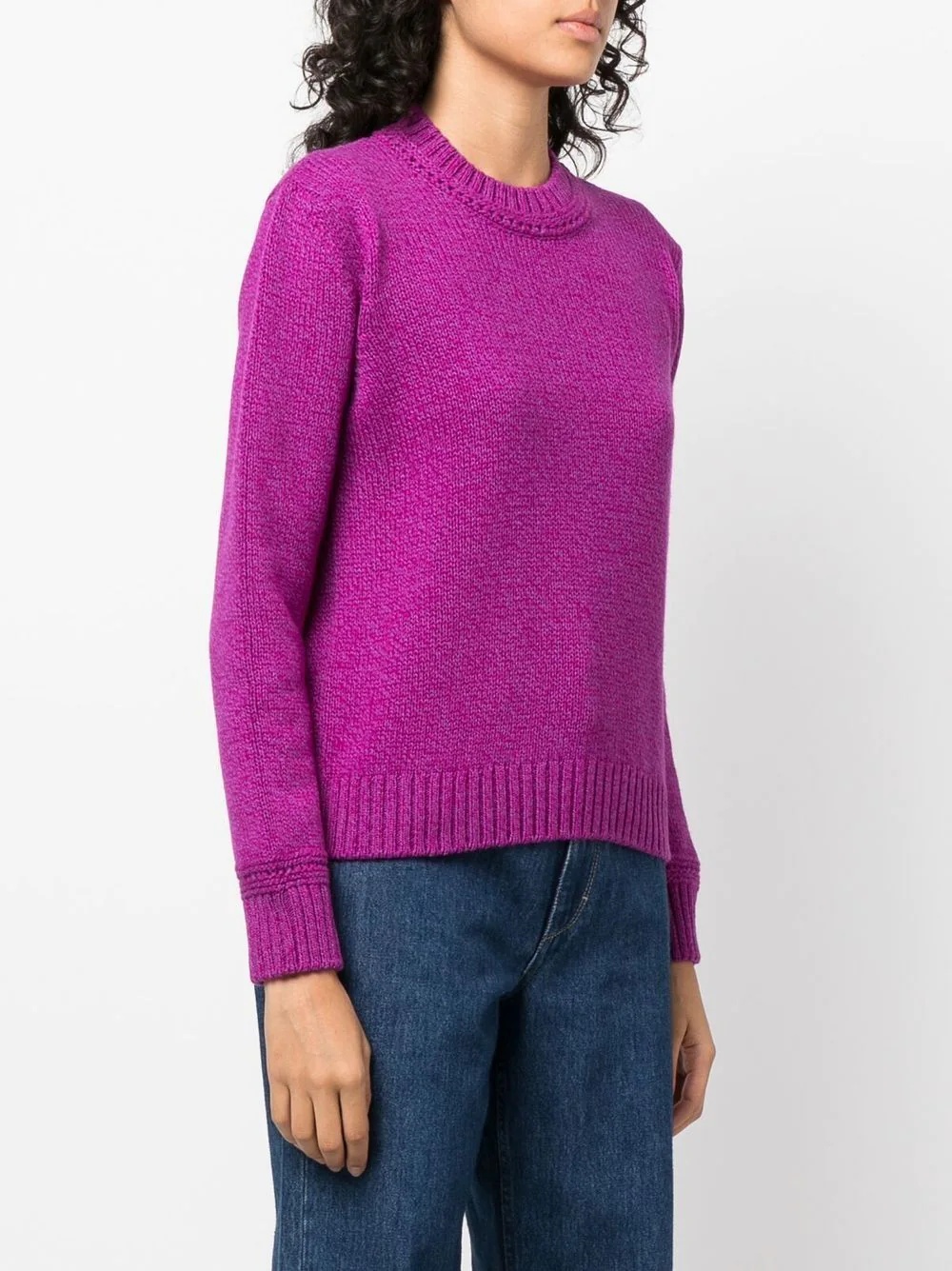 crew-neck long-sleeve jumper - 3