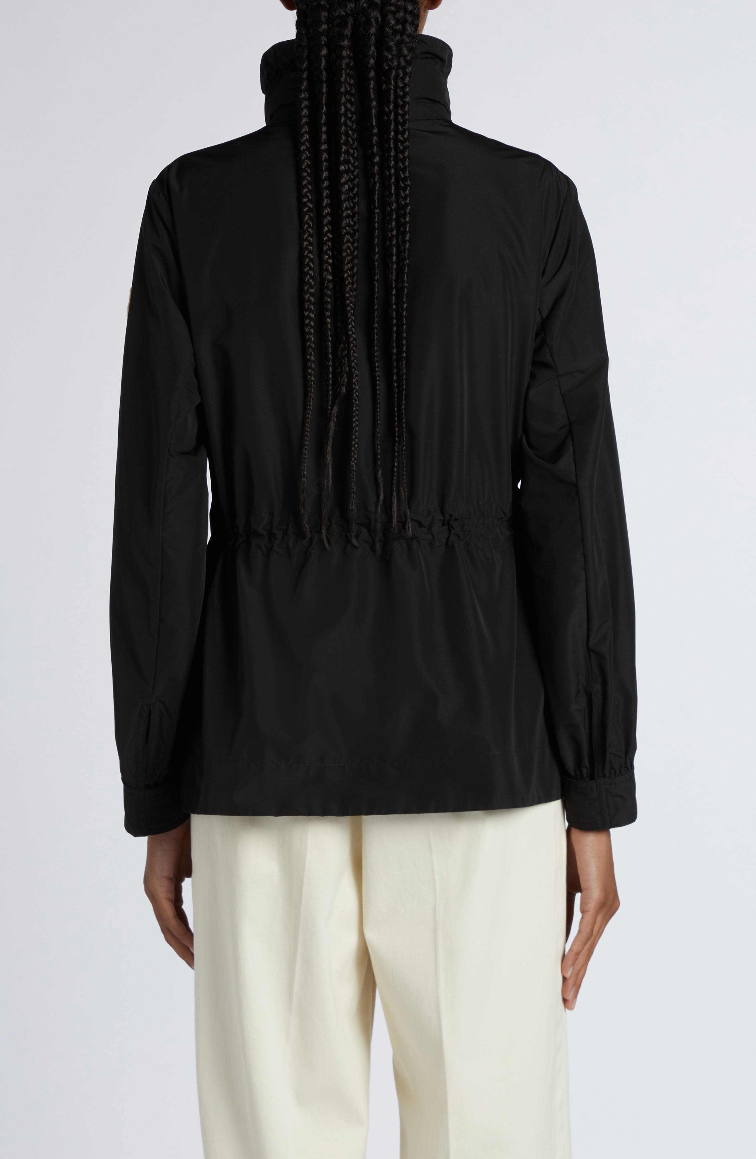 Moncler Leandro Short Hooded Jacket in Black at Nordstrom - 4