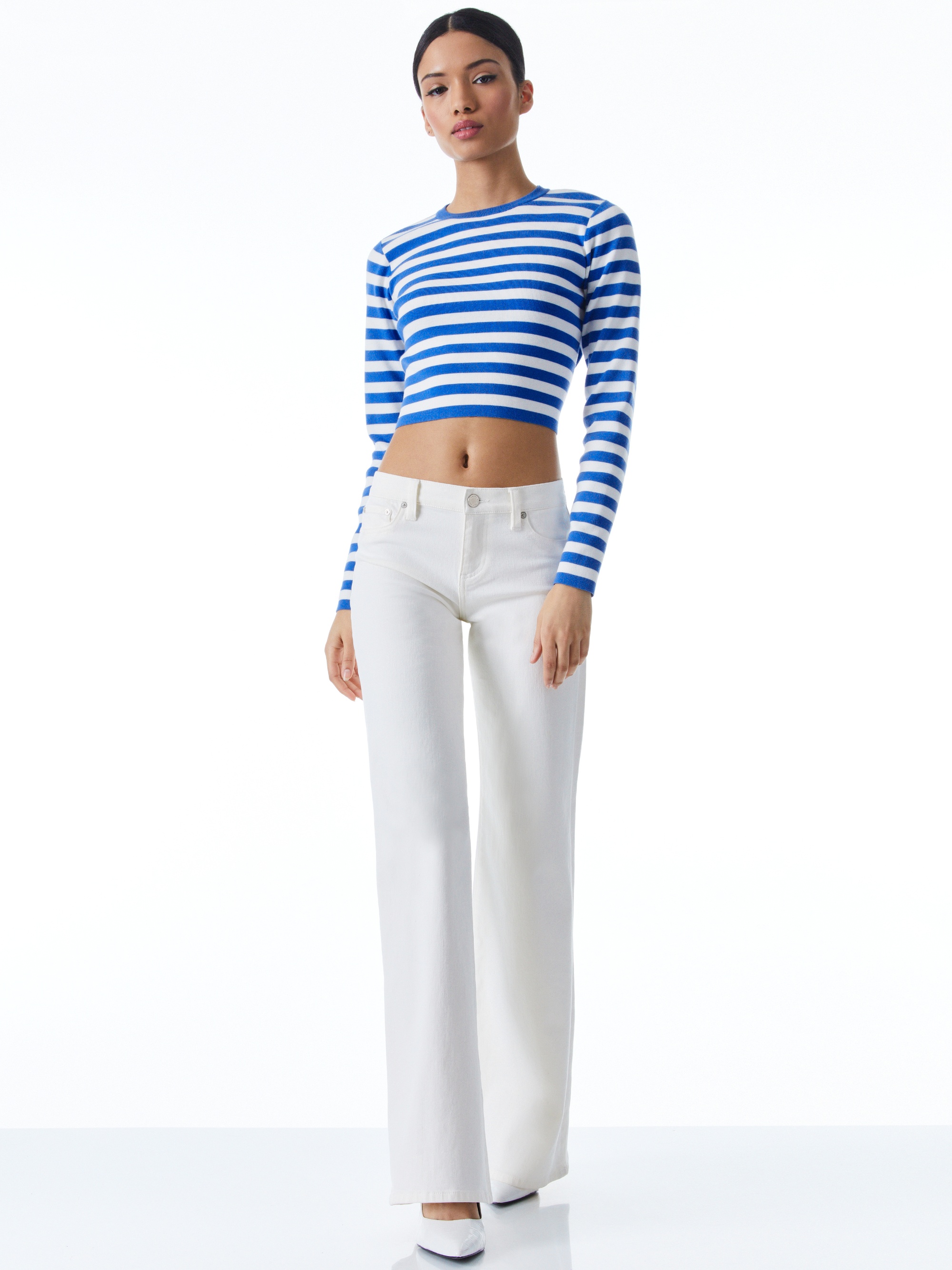 CIARA CROPPED STRIPED LONG SLEEVE - 4