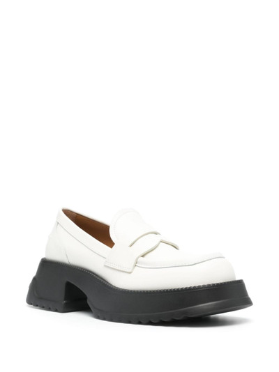 Marni two-tone leather loafers outlook