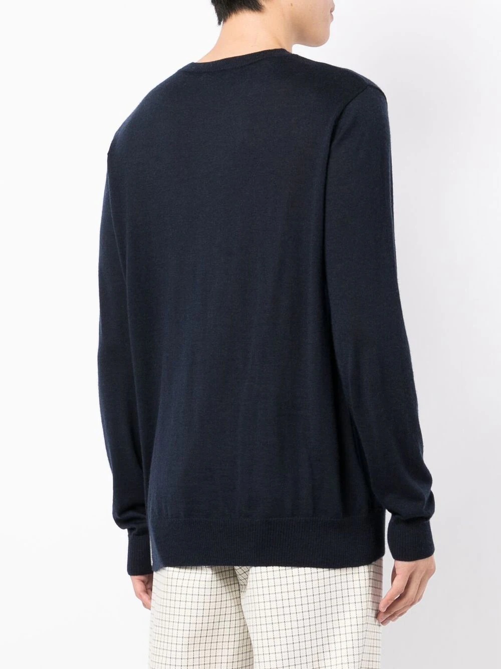 side-slits cashmere jumper - 4