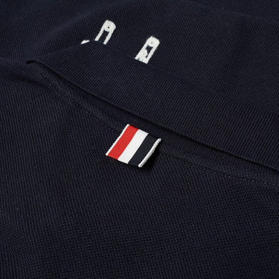 Thom Browne Thom Browne All Over Embroidery 4 Bar Polo outlook