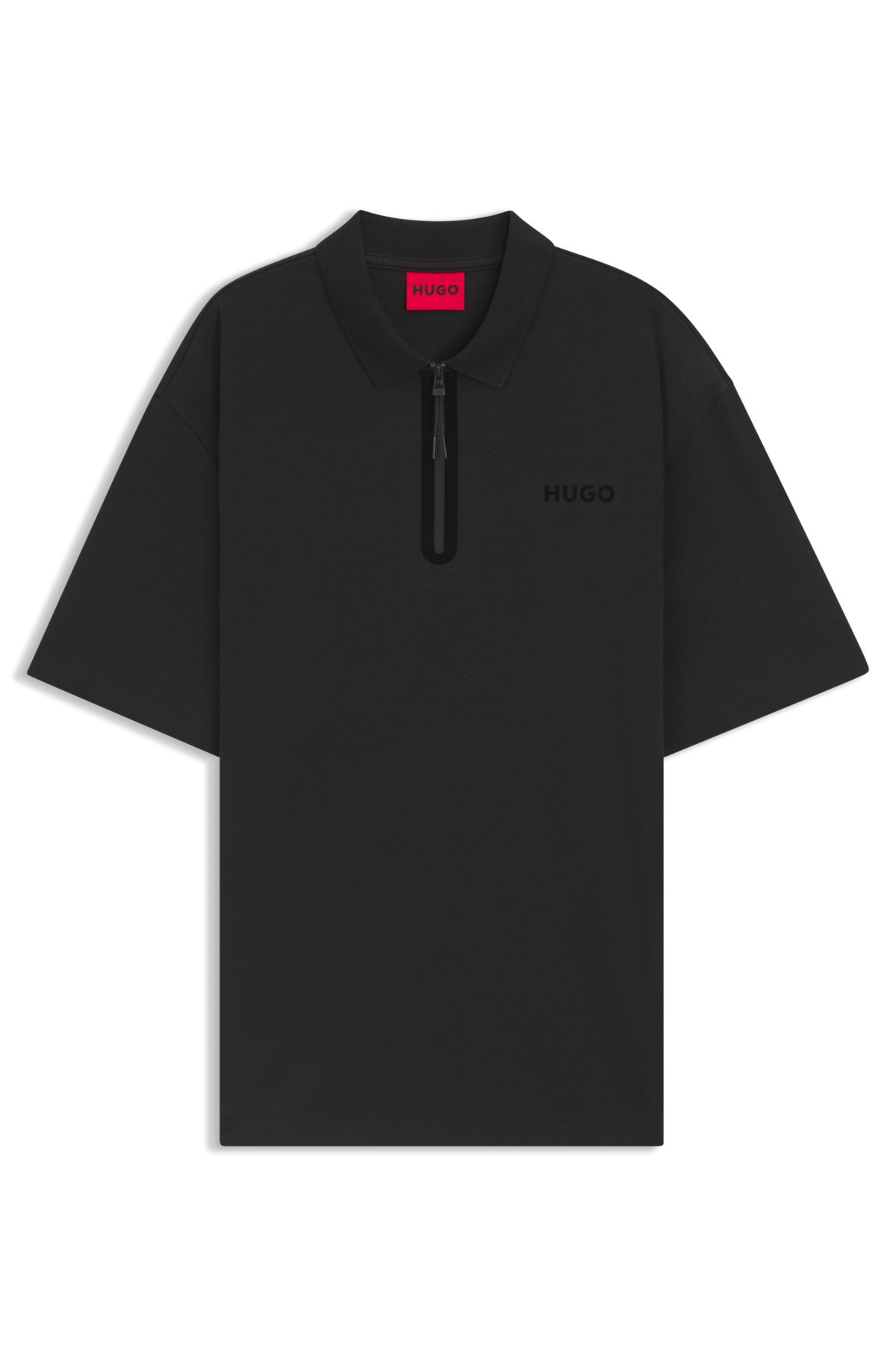 POLO SHIRT WITH ZIP PLACKET - 1