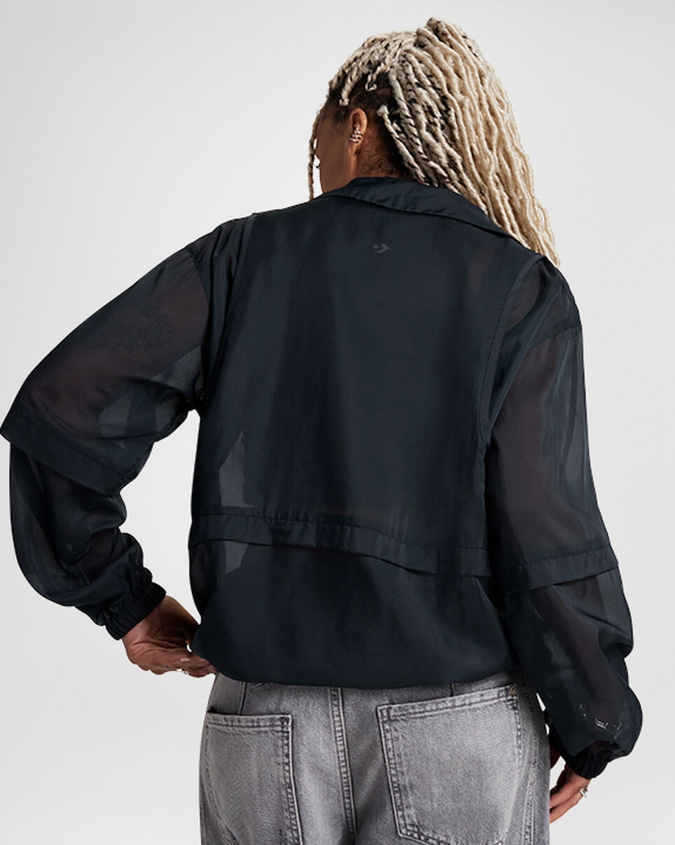 Sheer Layered Jacket - 3
