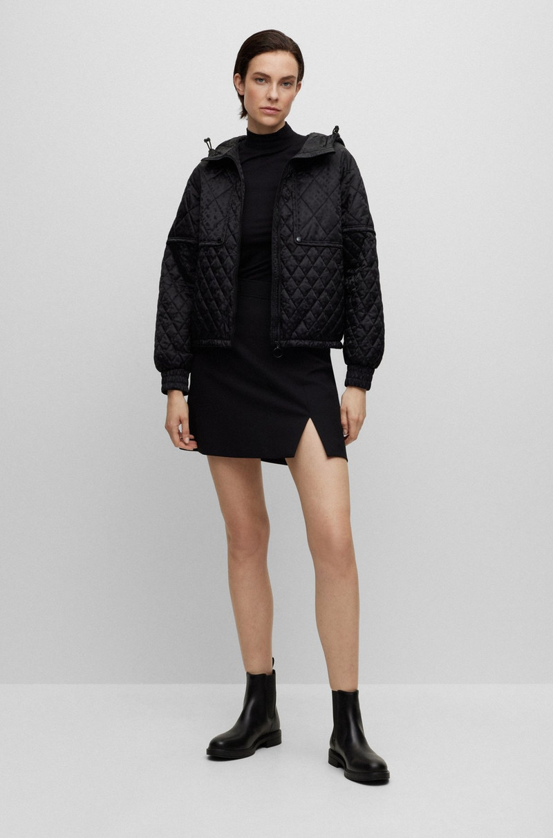 BOSS LEATHER CHELSEA BOOTS WITH BRANDED TRIM AND SIGNATURE STRIPE outlook